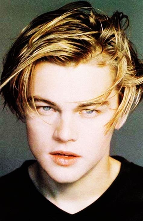 leo dicaprio young hair